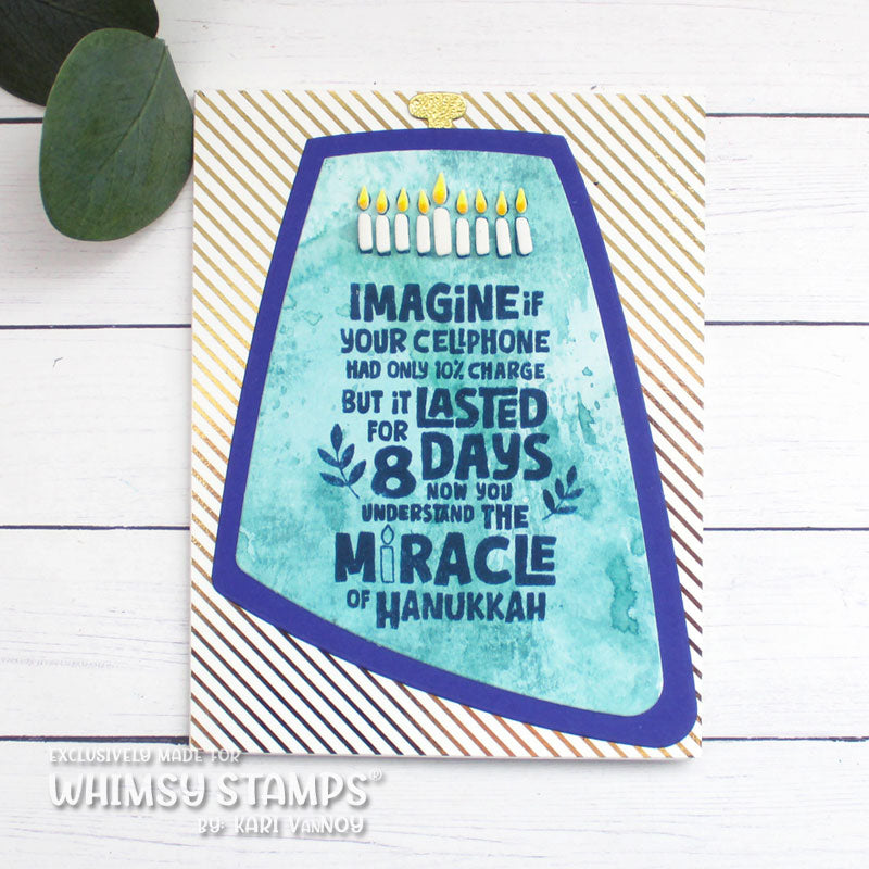 *NEW Hanukkah Miracle Clear Stamps - Whimsy Stamps