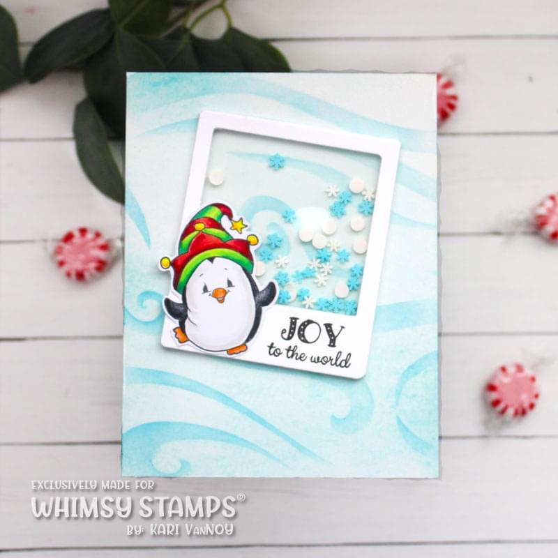 *NEW Swirls - 6x9 Stencil - Whimsy Stamps