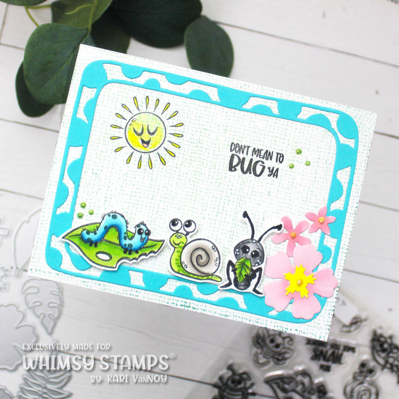 **NEW Don't Mean to Bug Ya Clear Stamps - Whimsy Stamps