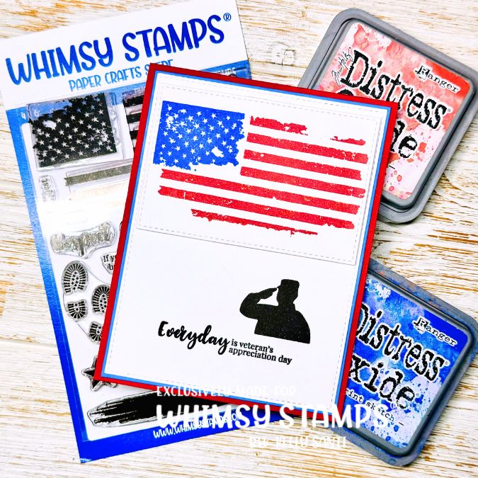 Military Heroes Clear Stamps - Whimsy Stamps