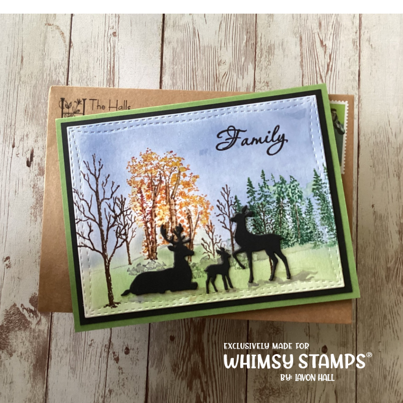 Seasonal Trees Clear Stamps - Whimsy Stamps