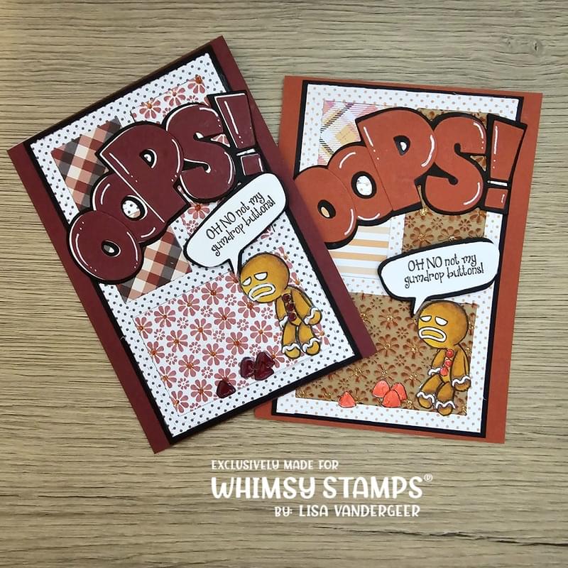 GingerSnaps! Clear Stamps - Whimsy Stamps