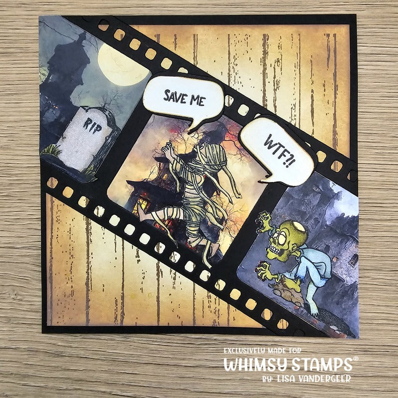 Halloween Scream Clear Stamps - Whimsy Stamps