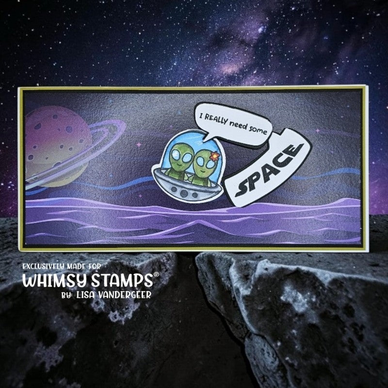 Space Moonies Clear Stamps