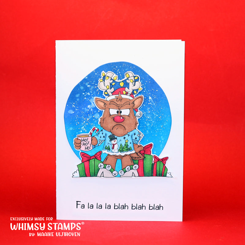 Christmas Spirit - Digital Stamp - Whimsy Stamps
