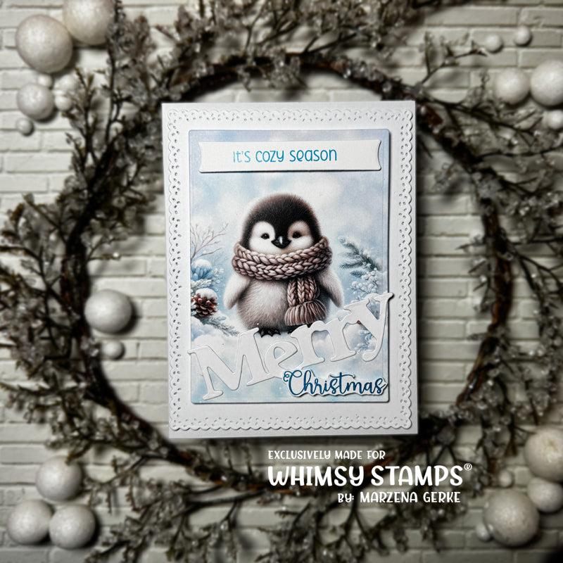 *NEW Quick Card Fronts - Chilly Penguins