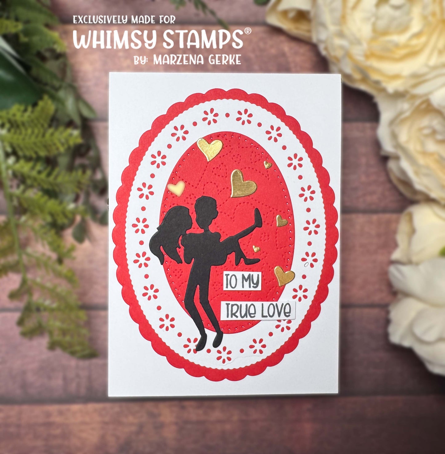 Happy Couple Die Set - Whimsy Stamps