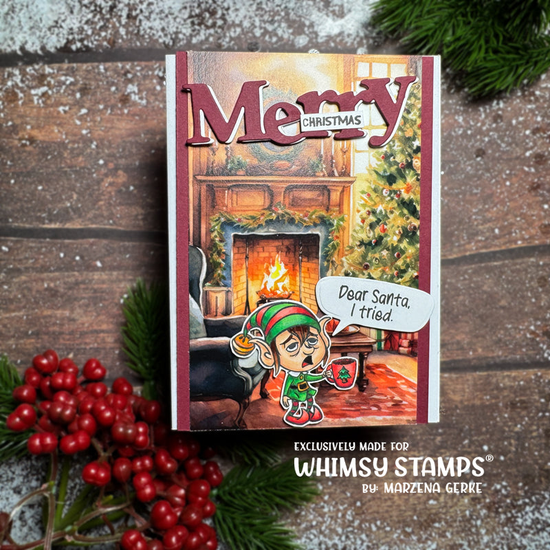 Santa's Elves Clear Stamps - Whimsy Stamps