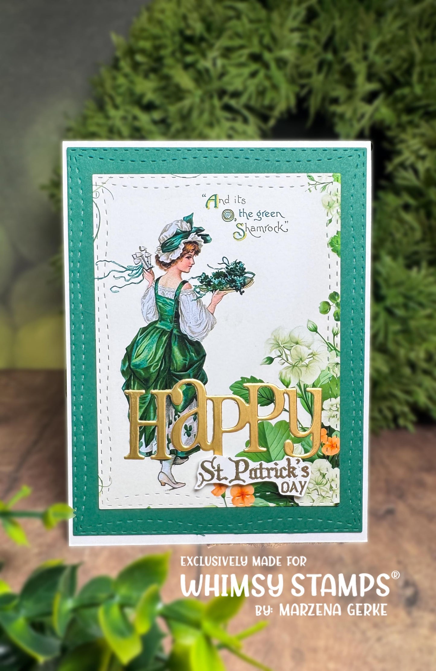 Quick Card Fronts - St. Patrick's Day Vintage Postcards - Whimsy Stamps