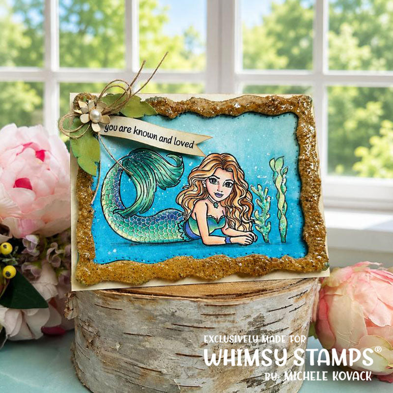 Mermaid Meditations Clear Stamps - Whimsy Stamps