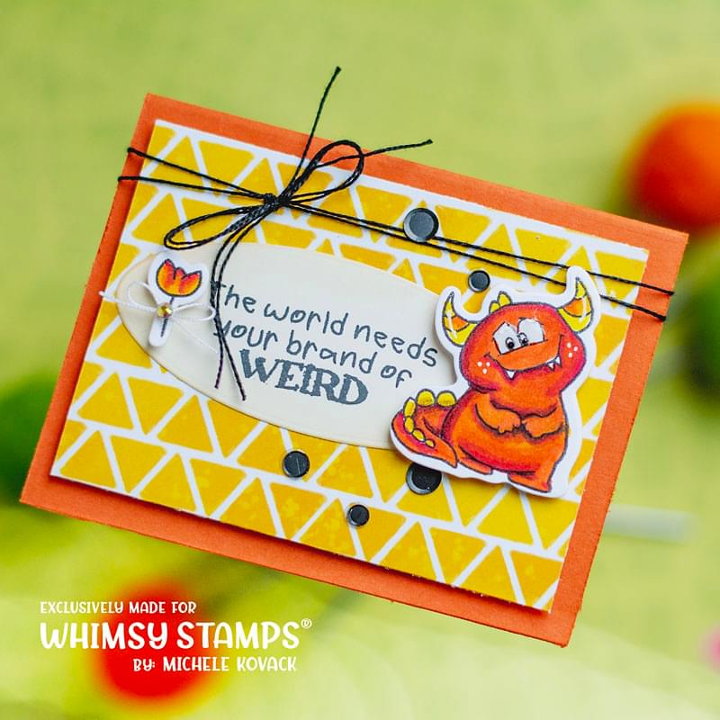 **NEW Monster Cuties Clear Stamps - Whimsy Stamps