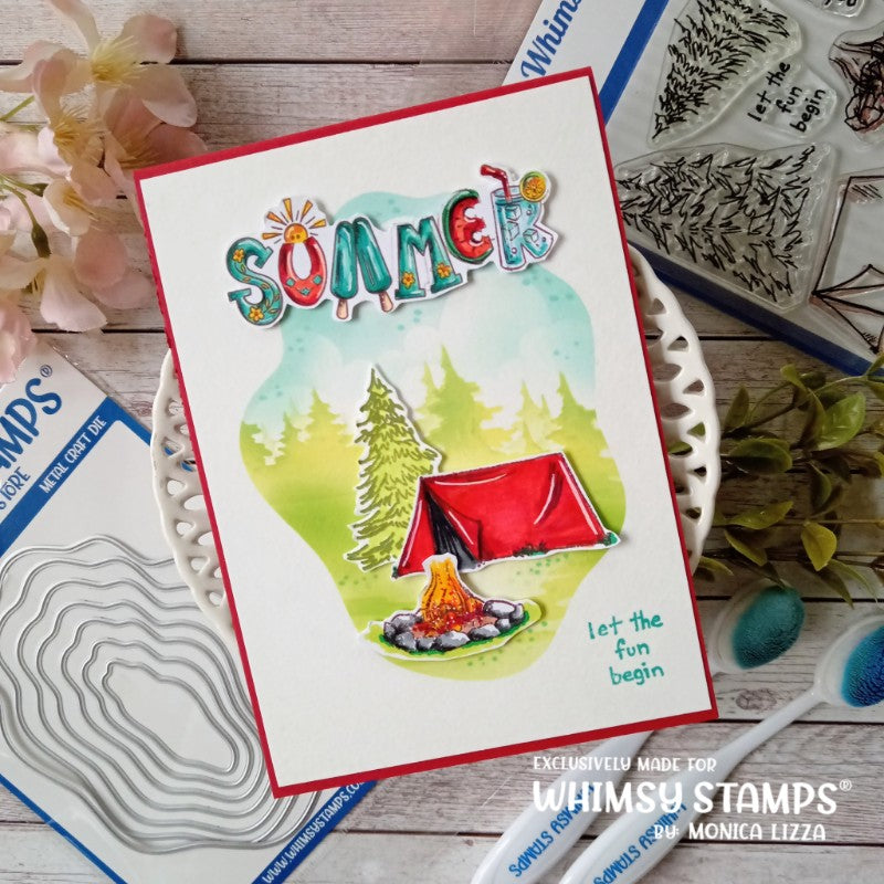 Sweet Summer Fun Clear Stamps - Whimsy Stamps