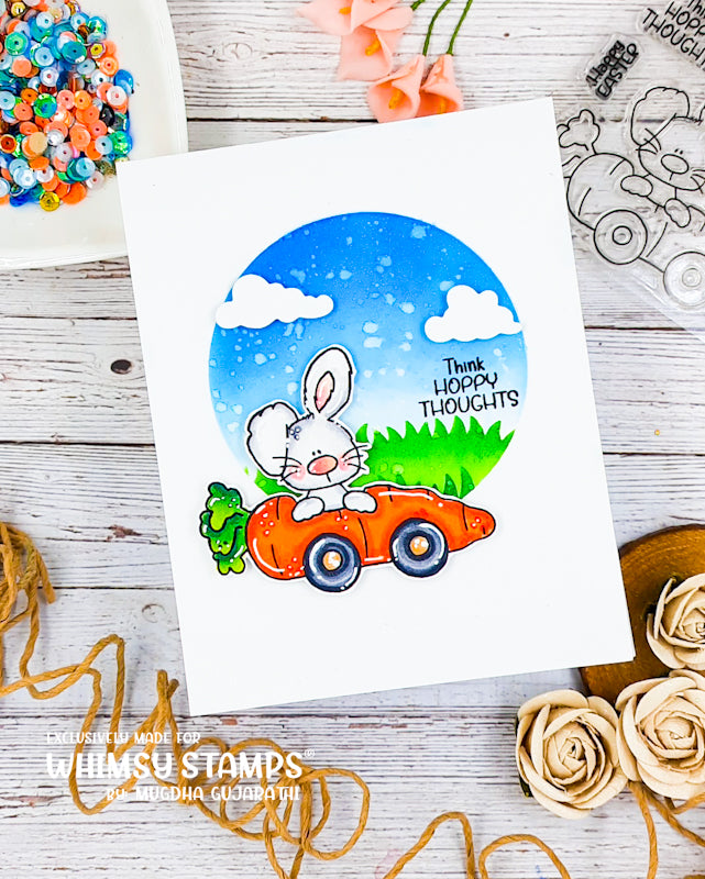 **NEW Hoppy Thoughts Clear Stamps - Whimsy Stamps