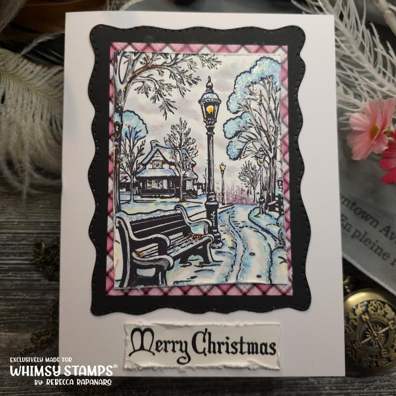 Dickens Backgrounds Clear Stamps - Whimsy Stamps