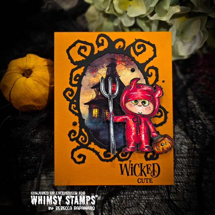 Slimline Paper Pack - Nightmares - Whimsy Stamps