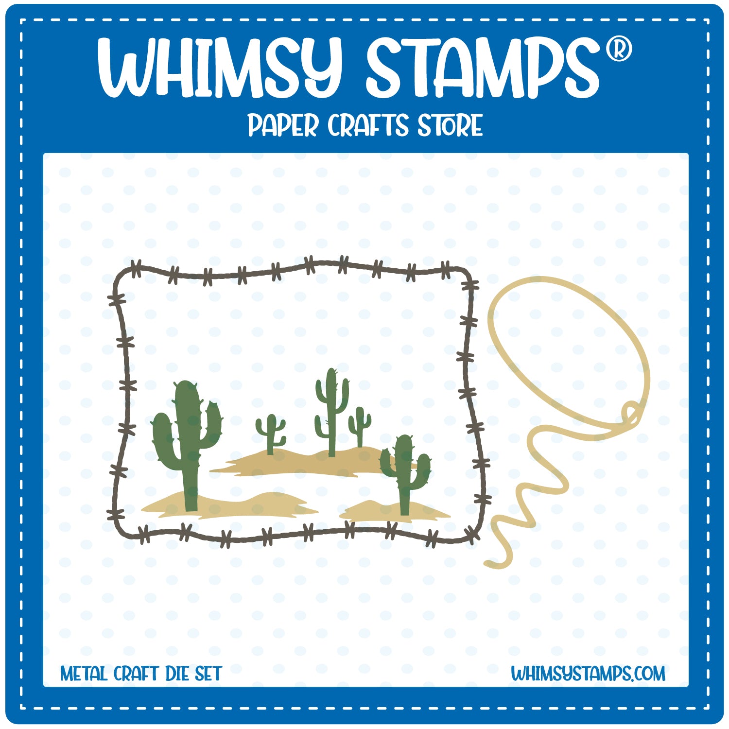 cactus.lu folder Whimsy Stamps - Dies