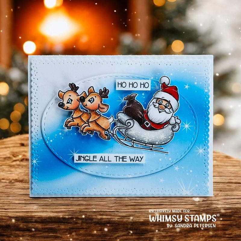 Santa's Magic Clear Stamps - Whimsy Stamps