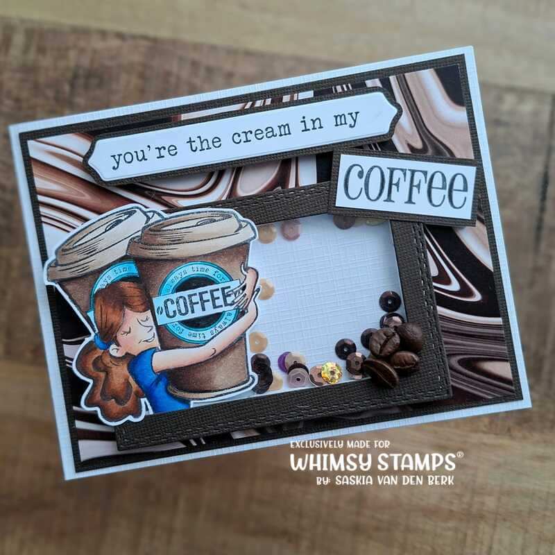 6x6 Paper Pack - Chocolate, Caramel, Coffee - Whimsy Stamps
