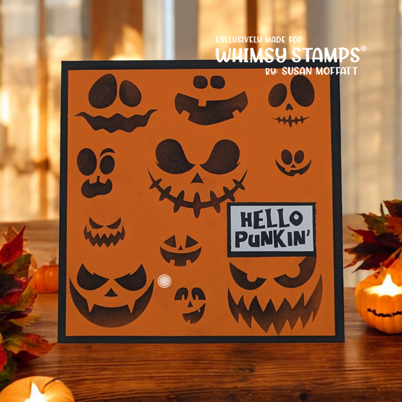 Haunting Halloween Sentiments - Digital Stamp - Whimsy Stamps