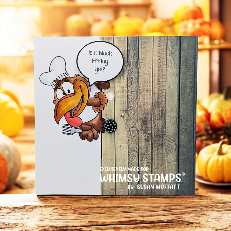 Turkey Dinner - Digital Stamp - Whimsy Stamps