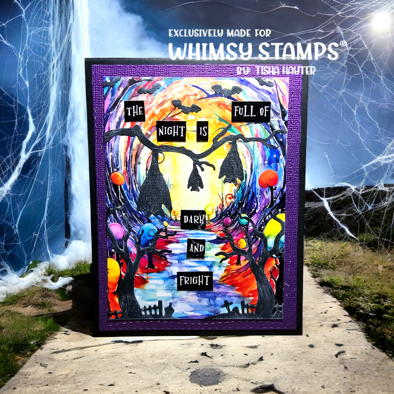 Bat Branch Die Set - Whimsy Stamps