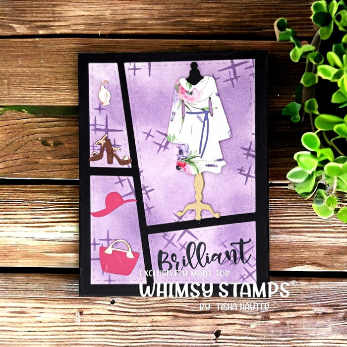 **NEW Fashion Dresses Die Set - Whimsy Stamps