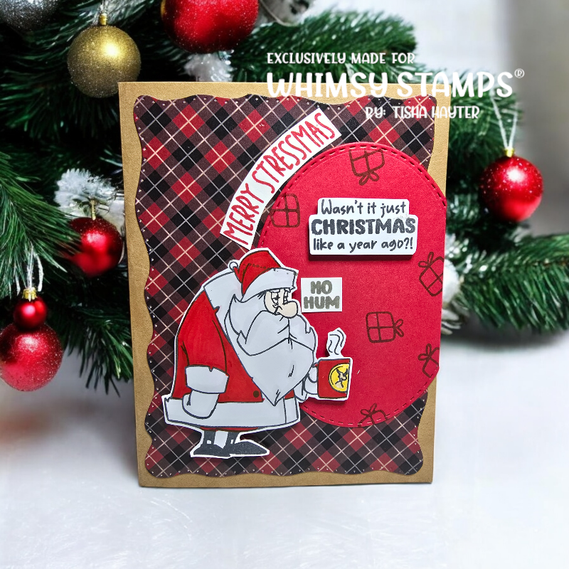 *NEW Merry Stressmas Clear Stamps - Whimsy Stamps