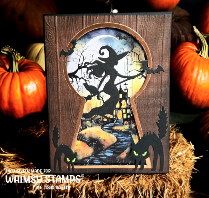 6x6 Paper Pack - Haunted Houses - Whimsy Stamps