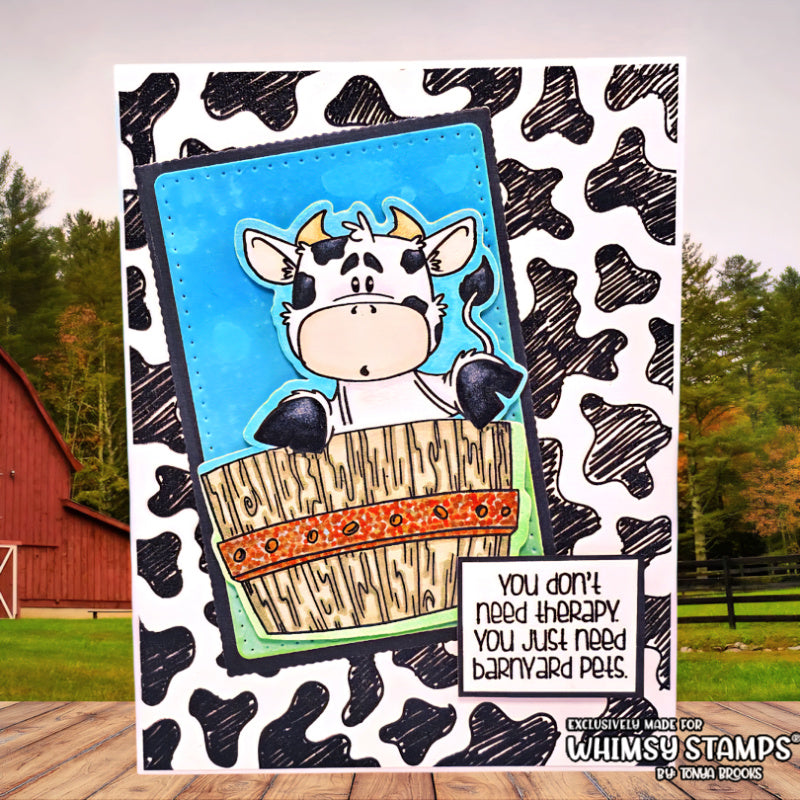 **NEW Barnyard Friends Clear Stamps - Whimsy Stamps