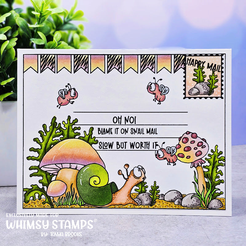 **NEW Mail Mates Celebrate Clear Stamps - Whimsy Stamps