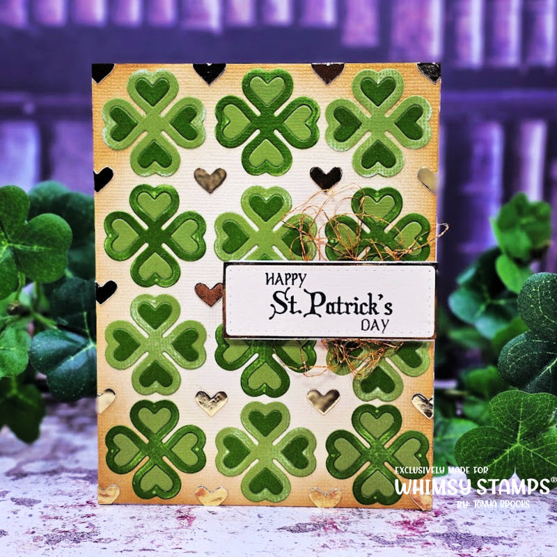 St. Patrick Clear Stamps - Whimsy Stamps