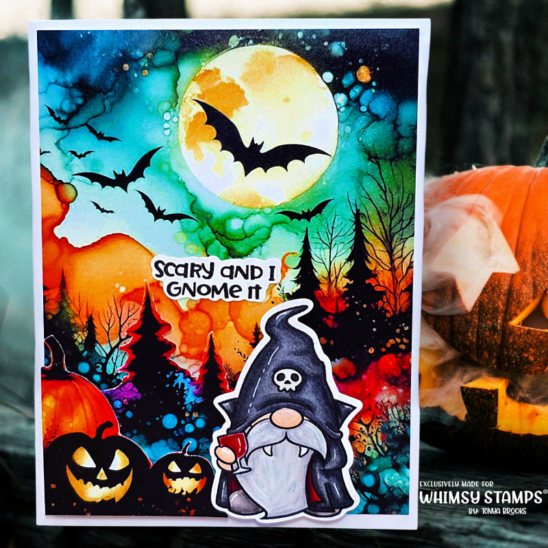 *NEW GnomeOween Outline Die Set - Whimsy Stamps