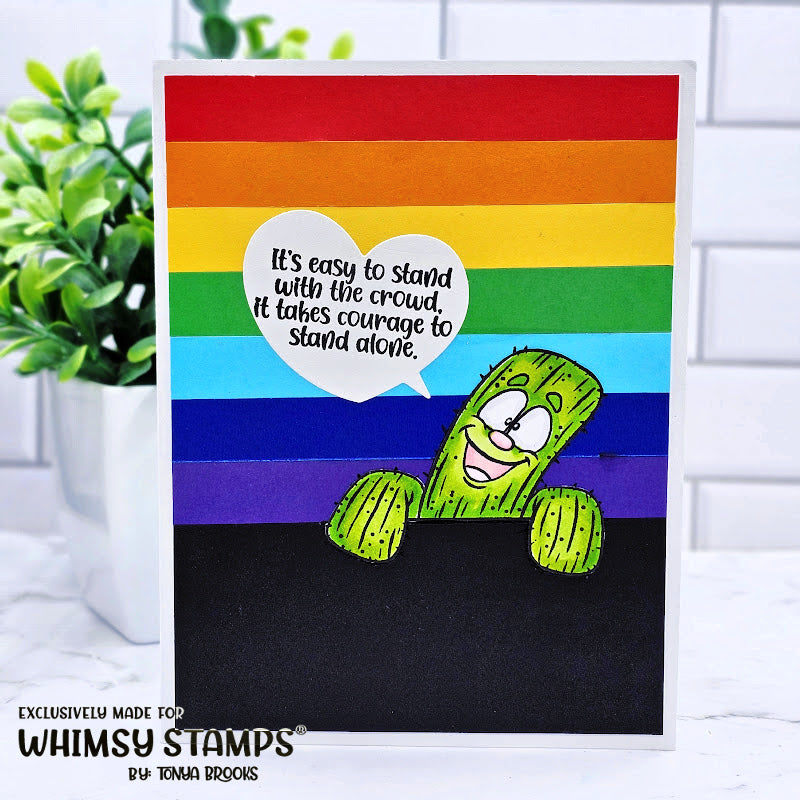 **NEW Prickly Friends Clear Stamps - Whimsy Stamps