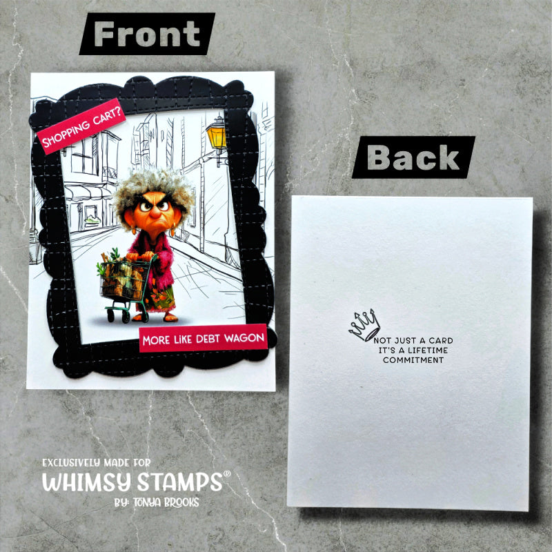 *NEW Handmade Signatures 1 Clear Stamps - Whimsy Stamps