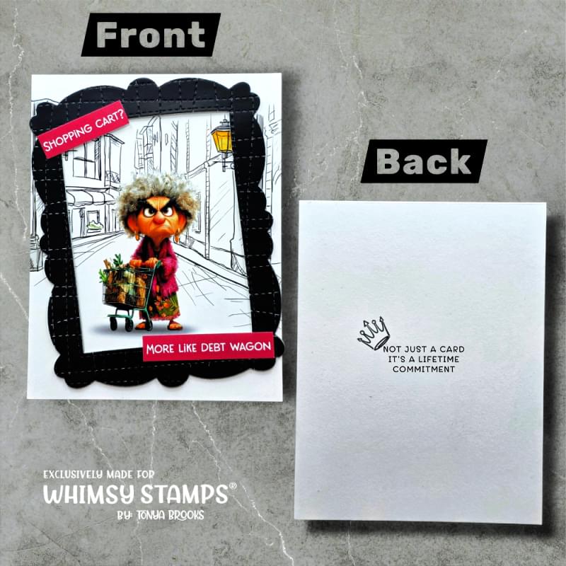 *NEW Handmade Signatures 1 Clear Stamps - Whimsy Stamps