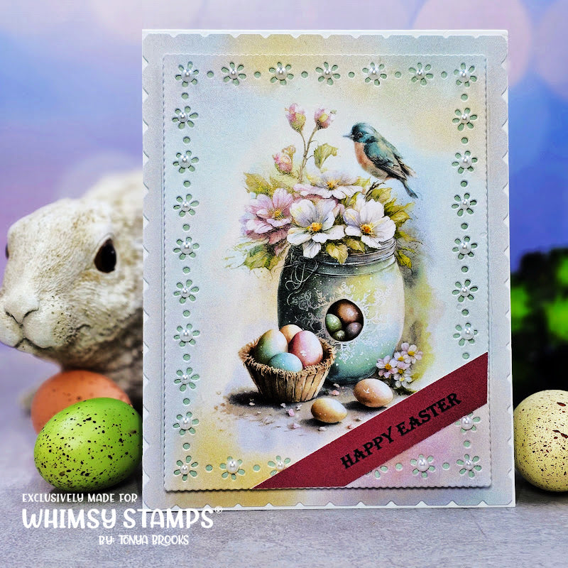 **NEW Spring Rectangles Die Set - Whimsy Stamps