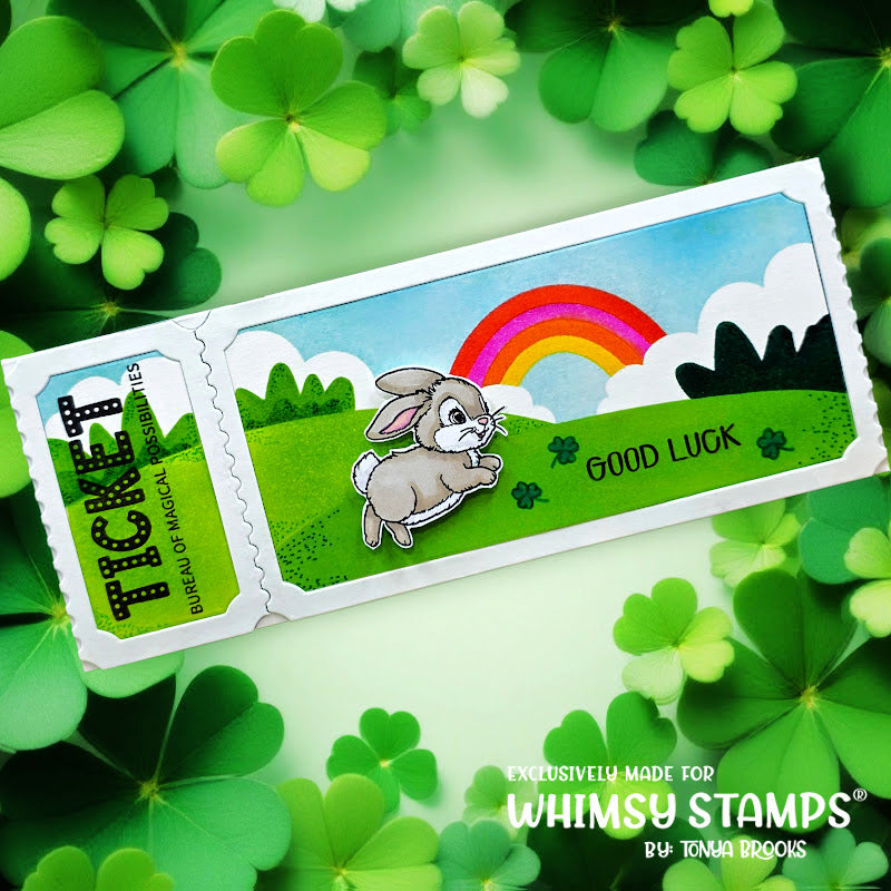 *NEW Terrific Slim Tickets Windows Die Set - Whimsy Stamps