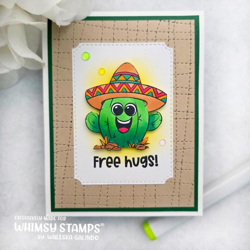 Cactus Cuties Clear Stamps - Whimsy Stamps