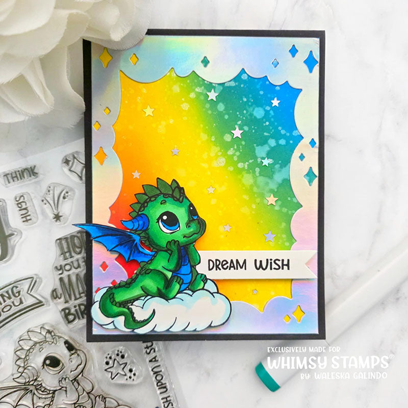 *NEW Dragon Dreams Clear Stamps - Whimsy Stamps