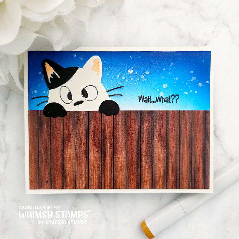 Peeking Kitty Die Set - Whimsy Stamps