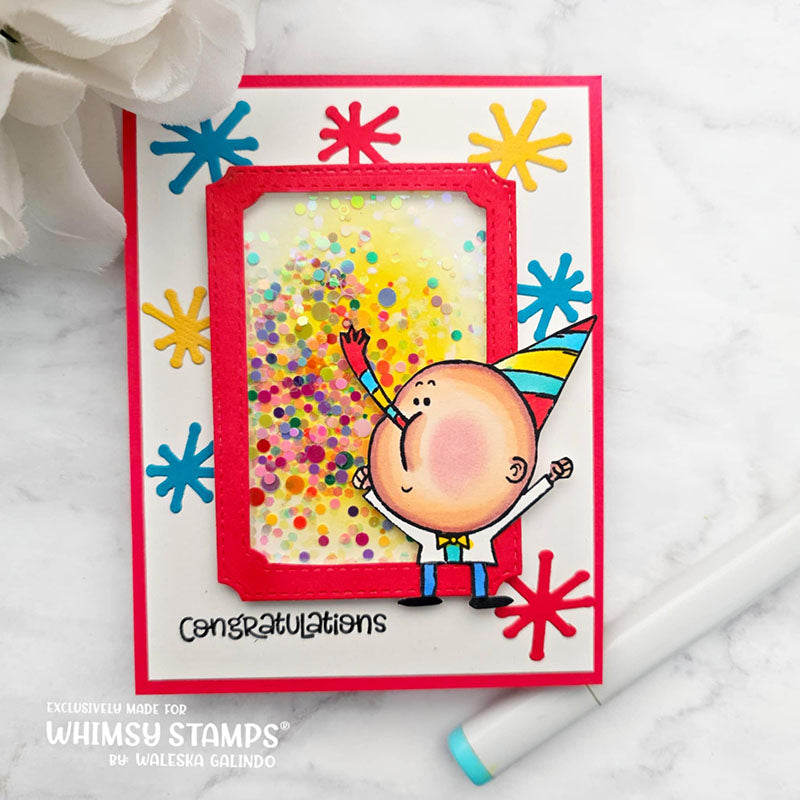 Birthday Butthead Clear Stamps - Whimsy Stamps