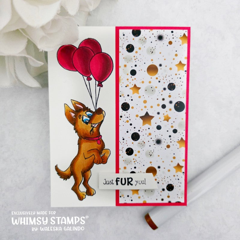 *NEW Doggone Birthdays Clear Stamps - Whimsy Stamps