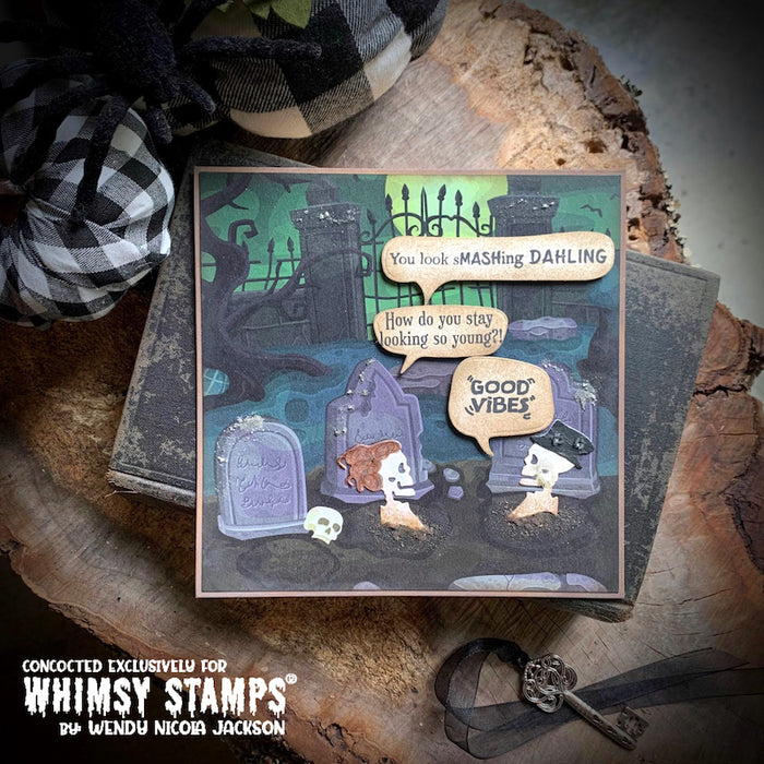 Comic Speech Bubbles Die Set - Whimsy Stamps