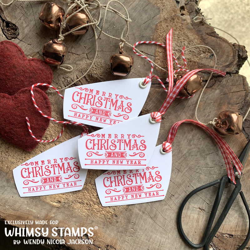 Terrific Christmas Tickets Clear Stamps - Whimsy Stamps
