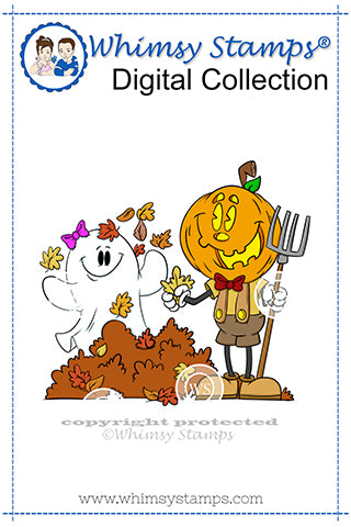Autumn Fun Jack - Digital Stamp - Whimsy Stamps