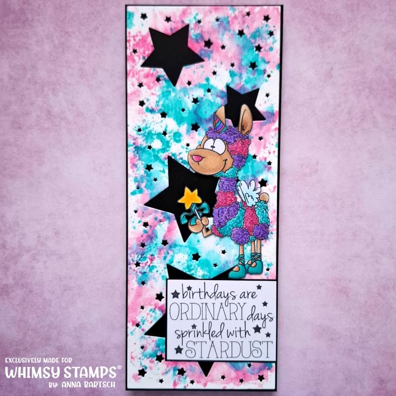 Fairy Llamacorn Magic Clear Stamps - Whimsy Stamps