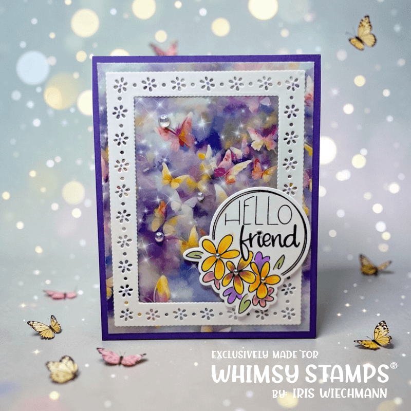 *NEW Hello Friend Clear Stamps - Whimsy Stamps