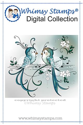 Love Symphony - Digital Stamp - Whimsy Stamps