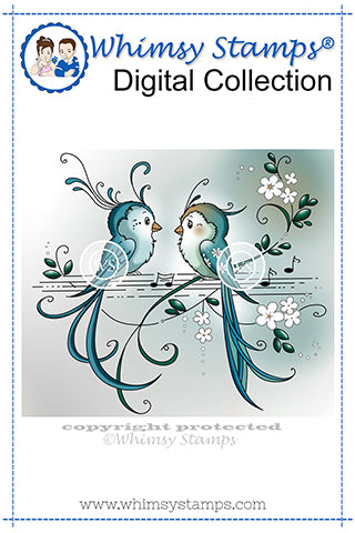 Love Symphony - Digital Stamp - Whimsy Stamps