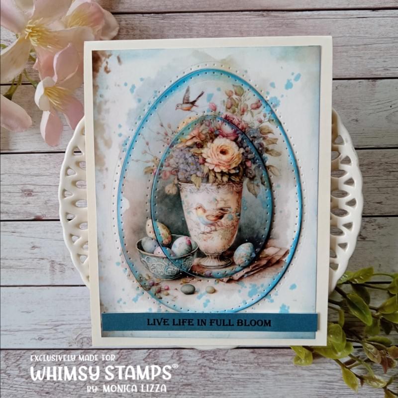 Nested Pierced Egg Die Set - Whimsy Stamps